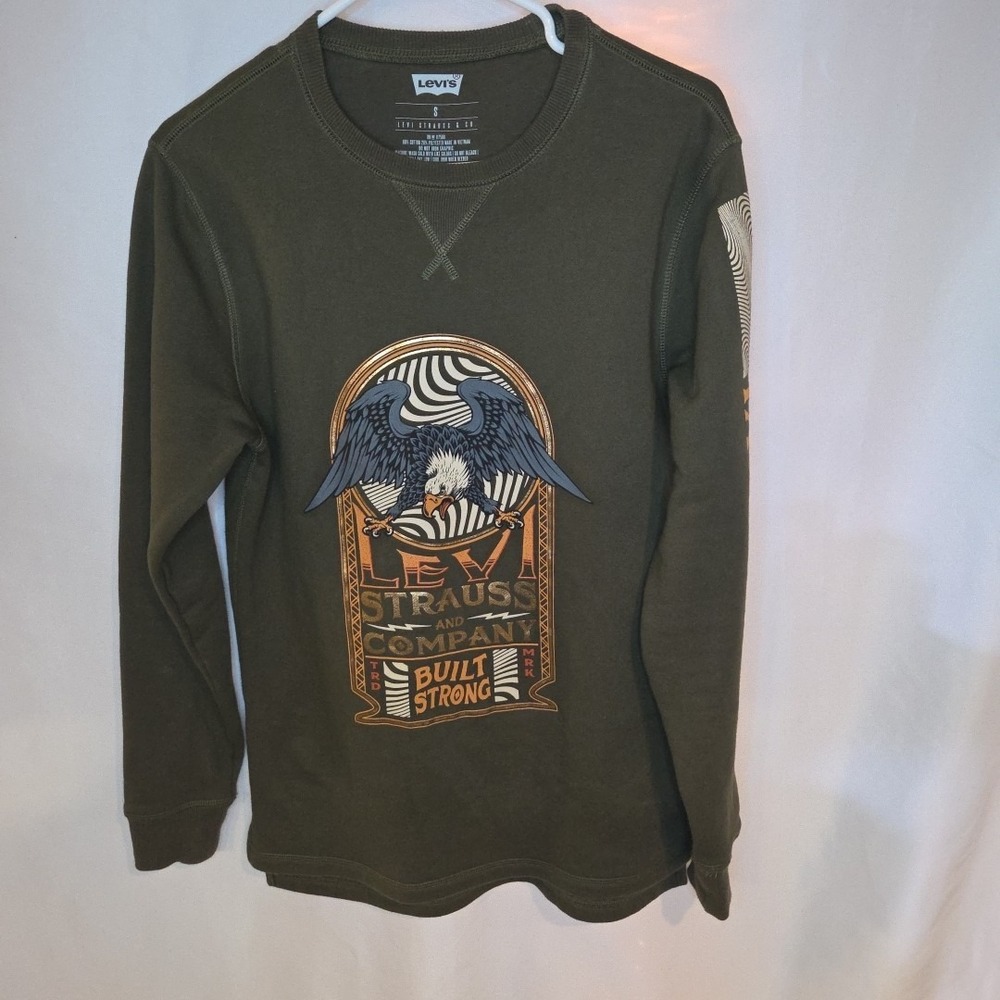 Levi's "Levi Strauss &‎ Co Built Strong" Eagle Crewneck Sweatshirt – Size S